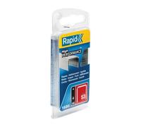 Rapid Staples for Textiles, Finewire No. 53, Leg Length 4mm, 1600 Pieces | High-Performance Staples for Textiles, Staple Gun Staples, Galvanised Steel (40109501)