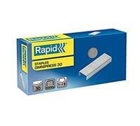 Rapid Omnipress 30 Staples, For Stapling up to 30 Sheets, Use with Omnipress Staplers, Galvanised Wire, Box of 5000, 5000560