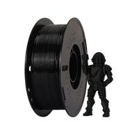 Rapid PETG 3D Printer Filament 1.75mm Yellow 1kg Spool 40 to 500mm per Second High Speed Printing Material 0.02mm Accuracy Compatible with Most FDM 3D Printers (Black)