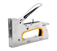 Rapid Heavy Duty Manual Staple Gun PRO R33 for No. 13 Staples, Carpet Staple Gun with 3-Step Force Adjuster, Easy Squeeze Trigger, and Ergonomic Handle, Made In Sweden (10582521), Silver