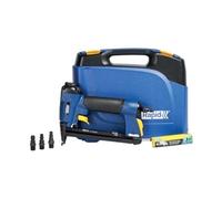 Rapid PS111 Pneumatic Stapler for No. 140 Staples, With Quick Reload, Adjustable Air Exhaust, Includes Carry Case and 300 Staples (5000052), Blue