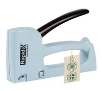 Rapid R13 Staple Gun Skärgård Blue - Casing Crafted With 90% Recycled Plastics, Made in Sweden, Upholstery Staple Gun With All-steel Wear Parts Inside, For No.13 Staples 4-10mm