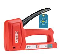 Rapid Light Duty Manual Staple Gun for Wood - Wall Stapler - Upholstery Staple Gun with Ergonomic Handle and All-Steel Interior Wear Parts - Made in Sweden R53