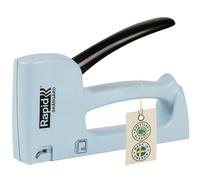 Rapid R53 Staple Gun Skärgård Blue - Casing Crafted With 90% Recycled Plastics, Made in Sweden, Upholstery Staple Gun With All-steel Wear Parts Inside, For No.53 Staples 4-10mm