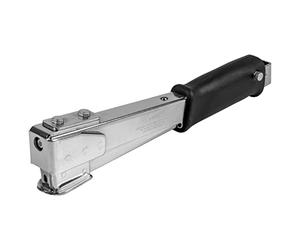 Rapid R54 Heavy-Duty Hammer Tacker for Roofing/Membranes/Carpeting, Strong All-Steel Construction, Hammer Stapler, Uses Flatwire Staples No. 140, 6-14mm, Blister Pack (21121100)