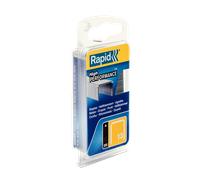Rapid High-Performance Staples for Textiles, Finewire No. 13, Leg Length 10mm, Staple Gun Staples, Galvanised Steel, 1100 Pieces, Narrow Blister (40109521)