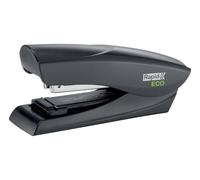 Rapid Recycle Half Strip Stapler, 25 Sheets, Flat Clinch, Black | Compact stapler staples up to 25 sheets, SuperFlatClinch technology helps reduce filing space