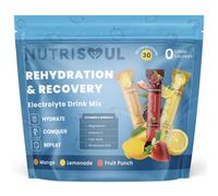 Rapid Rehydration Electrolyte Powder | 30 Sachets | Vitamins C, B1, B3, B5, B9, B12, Magnesium & Himalayn Salt | Zero Sugar | Revitalising Nutritiona