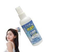 Rapid Reliefs Cooling Face & Body Mist, 100ml Natural Mints Mist for Quick Cooling, Moisturizing Refreshing Spray for Hot Weather Prevent Heat Strokes, Lasting Refreshing Water Spray for Clothes, Body