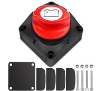 Rapid Revive - Battery Isolator Switch 12V - Battery Kill Switch Heavy-Duty 200A 300A Battery Disconnect Master Cut-Off Switch for Caravans, Car, Boat, Marine, Truck, ATV/UTV - Top-Post & Flush Mount