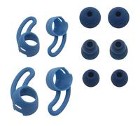 Rapid Revive - Eartips and Wingtips Replacement 5 PACK Eartips Compatible with BeatsX 2 Sets Silicone Wingtips Powerbeats Pro Beats Flex Wireless in Ear Headphones Soft Wing Tips (Blue)