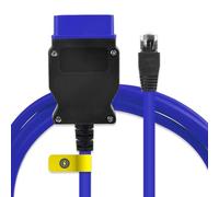 Rapid Revive - ENET OBD To Ethernet Cable Compatible With BMW F-Series M3 M4 OBD2 E-SYS ICOM ISTA-D RJ45 Diagnostic Tool Interface Adapter F Coding 2m Lead (Blue)