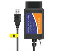 Rapid Revive - OBD2 Code Reader Scanner VCDS ELM Car Diagnostic Tool For HS-CAN & MS-CAN ELMConfig Windows Compatible OBD Fault Code USB Adapter For Ford Focus, Fiesta, Mondeo, Mazda & More