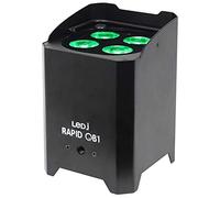 Rapid RGBW IP LED Uplighter Black