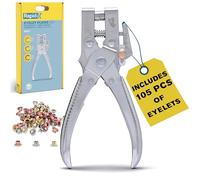 Rapid RP05 Eyelet Pliers with Integrated Hole Punch & 105 x 4mm Eyelets