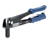 RAPID RP10 Hand Riveter Starter Kit with 100 Rivets, Riveting Gun Tool, DIY Single Integrated Wrench, Multi Nozzle & Interchangeable 3.2/4.0/4.8mm Rivet Heads (5000376)