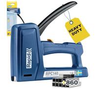 Rapid RPC140 Heavy Duty Staple Gun for Wood - Up to 50% Easier to Squeeze