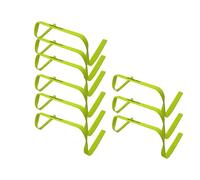 RAPID Speed Training Agility Hurdles - Set of 9 (6-Inch) Durable hurdles designed to enhance speed, power, and agility. Perfect for football, rugby, and fitness training indoors or outdoors.