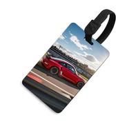 Rapid Sports Car Luggage Tags Durable TPU Suitcase Tag with Info Card, Scratch-Resistant Bag Tags for Suitcases, Travel Bags & Backpacks, Easy to Identify, Black-style, One Size, classic