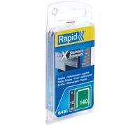 Rapid 40109575 140/10Nb 10Mm Stainless Steel Staples (Narrow Box 650)
