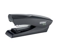 Rapesco Flat Clinch Stapler Half Strip 26/6 Black Ref 1064