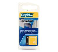 Rapid High-Performance Staples for Textiles, Finewire No. 13, Leg Length 10mm, Staple Gun Staples, Galvanised Steel, 1100 Pieces, Narrow Blister (40109521)