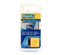 Rapid High-Performance Staples for Textiles, Finewire No. 13, Leg Length 6mm, Staple Gun Staples, Galvanised Steel, 1600 Pieces, Boxed (40109519)