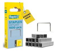 Rapid Staples for Textiles, Finewire No. 13, Leg Length 6mm, 1600 Pieces | High-Performance Staples for Textiles, Staple Gun Staples, Galvanised Steel (40109519)