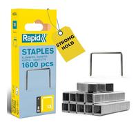 Rapid Staples for Textiles, Finewire No. 13, Leg Length 8mm, 1600 Pieces | High-Performance Staples for Textiles, Staple Gun Staples, Galvanised Steel (40109520)