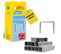 Rapid Staples for Textiles, Finewire No. 53, Leg Length 10mm, 2130 Pieces