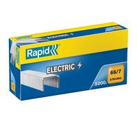 Rapid Staples Strong Wire Galvanised Electric Stapler Desk 66/7mm 5000pcs 5 Pack