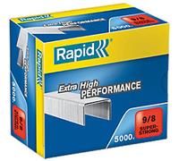 Rapid Super Strong Staples 24871000 40 Sheets Silver 9/8 Steel Pack of 5000