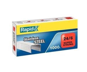 Rapid SuperStrong Staples 24/6 Pack of 1000 24858100