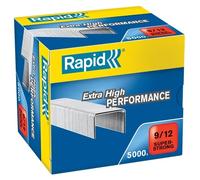 Rapid 9/12 Mm X5000 Super Strong Galvanized Staples Silver Kids