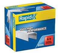 Rapid 9/8 Mm X5000 Super Strong Galvanized Staples Silver Kids