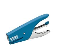 Rapid Supreme S51 Stapling Pliers, 15 Sheet Capacity, Uses No. 21 Staples, Soft Grip, Metal and Rubber, Blue, 10538742