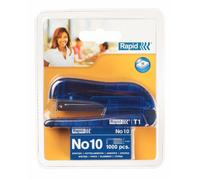 Rapid T1 Economy Desktop Stapler with No. 10 Staples - Sea Blue
