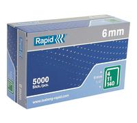 Rapid 11905711 140/6 6Mm Galvanised Staples (Box 5000)