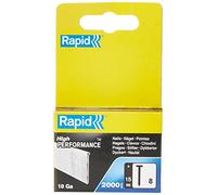 Rapid Type 8 Nails, 15 mm, 18 Gauge Steel Brad Nails, 2,000 Pieces | High Performance No. 8 Galvanised Steel Brad Nails, Length: 15 mm, 5000811, Pack of 2000