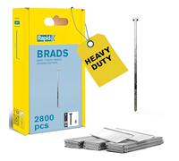 Rapid Type 8 Nails, 50 mm, 18 Gauge Steel Brad Nails, 2,800 Pieces | High Performance No.8 Galvanised Steel Brad Nails, Wire Length: 50 mm, 5000186 - 2800 Pieces