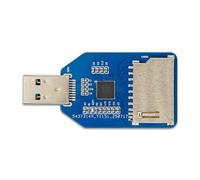 Rapid USB3.0 Memory Card Reader For STANDARD And Layouts Highlighting Simultaneous Double Slot Reading Function