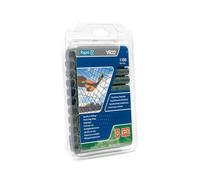 Rapid VR22 Galvanized Fence Hogrings with Green PET Coating, Suitable for 5-11 mm Netting Wire, Ideal for Securing Cages and Fencing, 1100 Pieces, Blister (40108807)