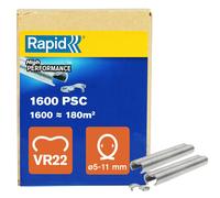 Rapid VR22 Galvanized Fence Hogrings, Suitable for 5-11 mm Netting Wire, Ideal for Securing Cages and Fencing, 1600 Pieces, Boxed (40108810)
