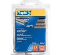 Rapid VR22 Galvanized Fence Hogrings, Suitable for 5-11 mm Netting Wire, Ideal for Securing Cages and Fencing, 1100 Pieces, Blister (40108806)