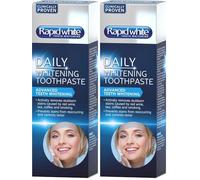 Rapid White Daily White Toothpaste 100ml | Fast-Acting and Long Lasting for Stubborn Stain Removal | Intense Mint Flavour for Lasting Freshness | Contains Fluoride to Protect Against Tooth Decay