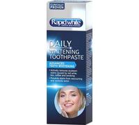 Rapid White Daily Whitening Toothpaste 100ml | Advanced Teeth Whitening | Fast Acting & Long Lasting | Removes Stubborn Stains | Prevents Tartar & Plaque | Includes Fluoride | Mint Flavour