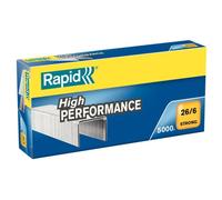 Rapid Wire Staples Galvanised Stapling 30 Sheets Paper 26/6mm 5000pcs 5 Pack