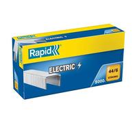 Rapid Wire Staples Strong Galvanised Electric Staple Paper 44/6mm 5000pcs 5 Pack