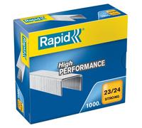 Rapid Wire Staples Strong Heavy Duty Galvanised Office Stapling 1000pcs 5 Pack