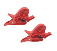 Rapid Wrapper, Christmas Wrapping Paper Holder and Tape Dispenser, Wrapping Paper Cutter, Gift Wrap Gadgets (Red-2PC)